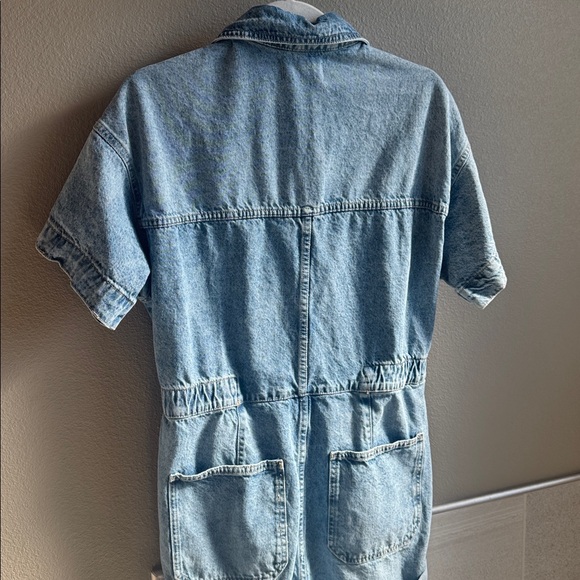 Free People Denim Romper Size M - Picture 3 of 3